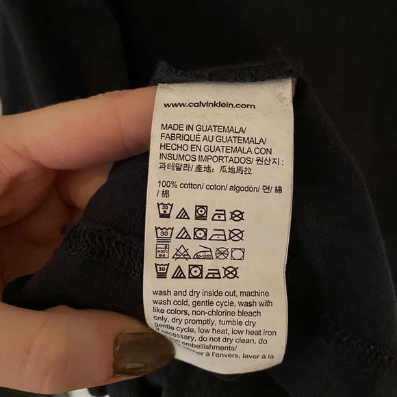Calvin Klein Jeans Navy T-Shirt - Picture 4 of 4